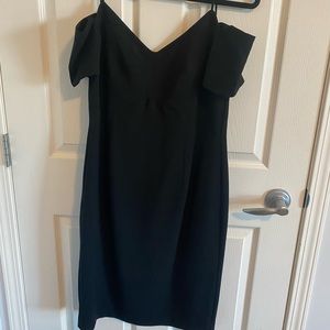 Black Halo Black Mini Dress - Size 10